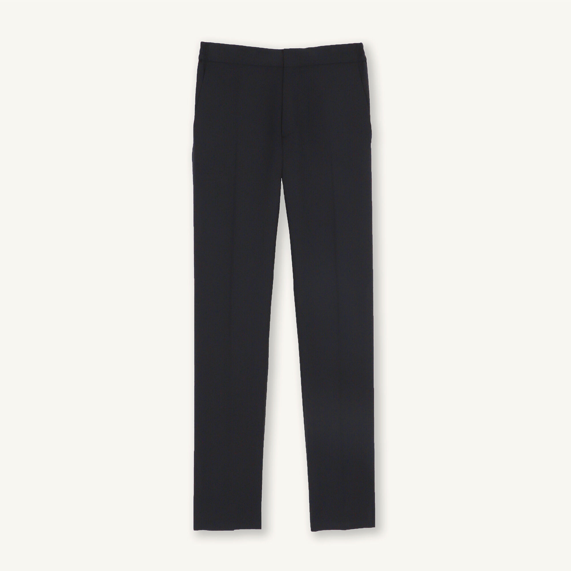Gerade Hose aus Schurwolle