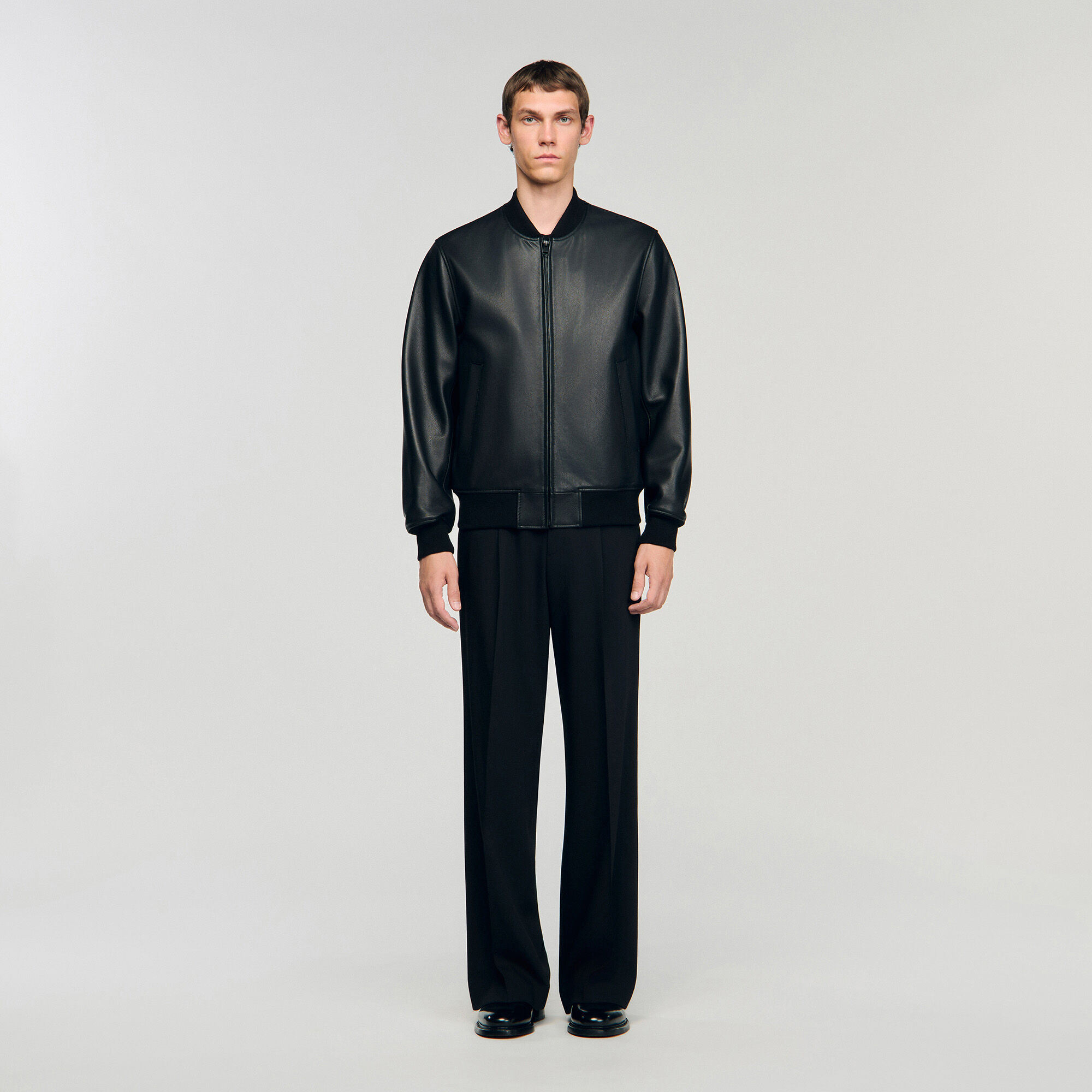 Blouson aus Leder