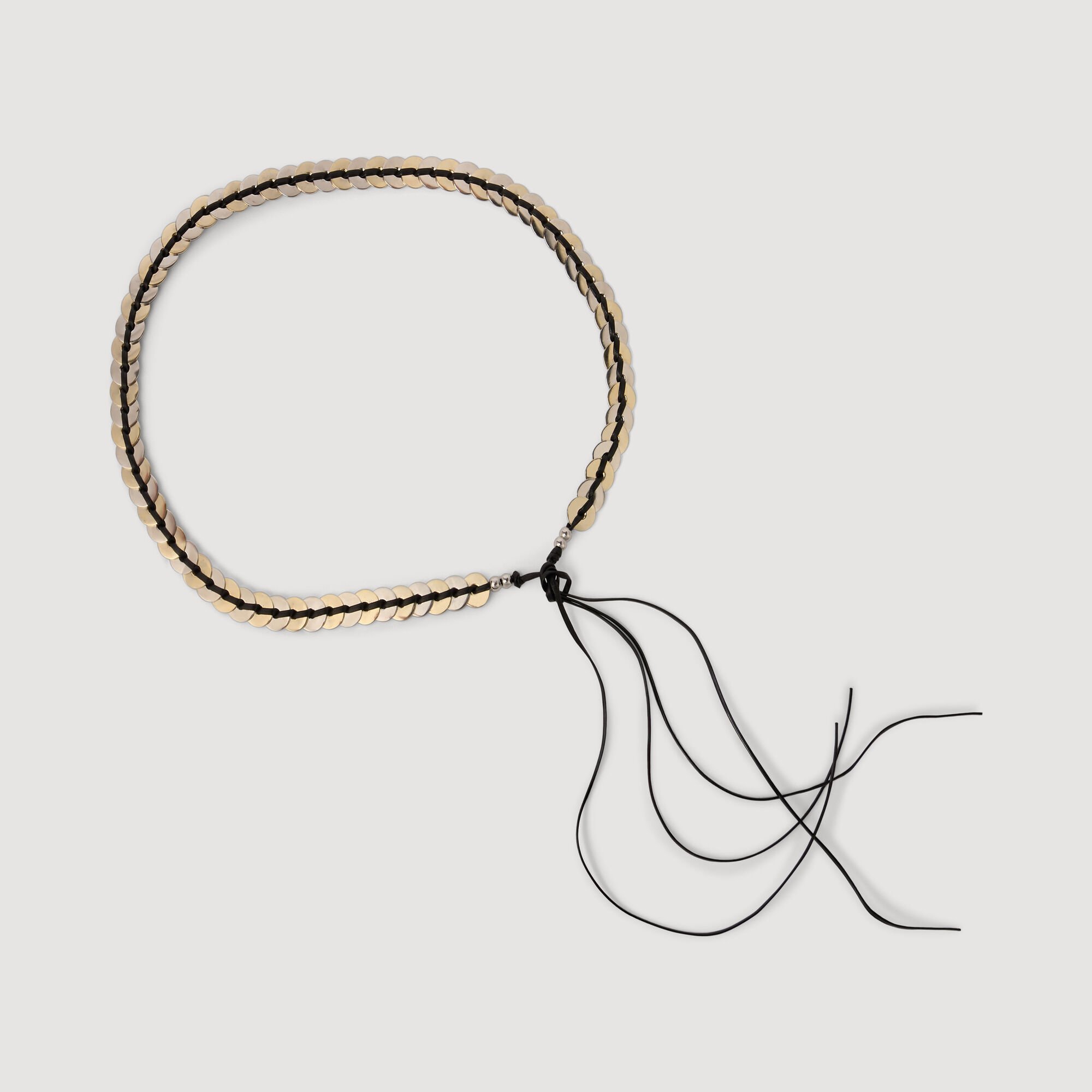 Schmuckg&uuml;rtel mit Lederband