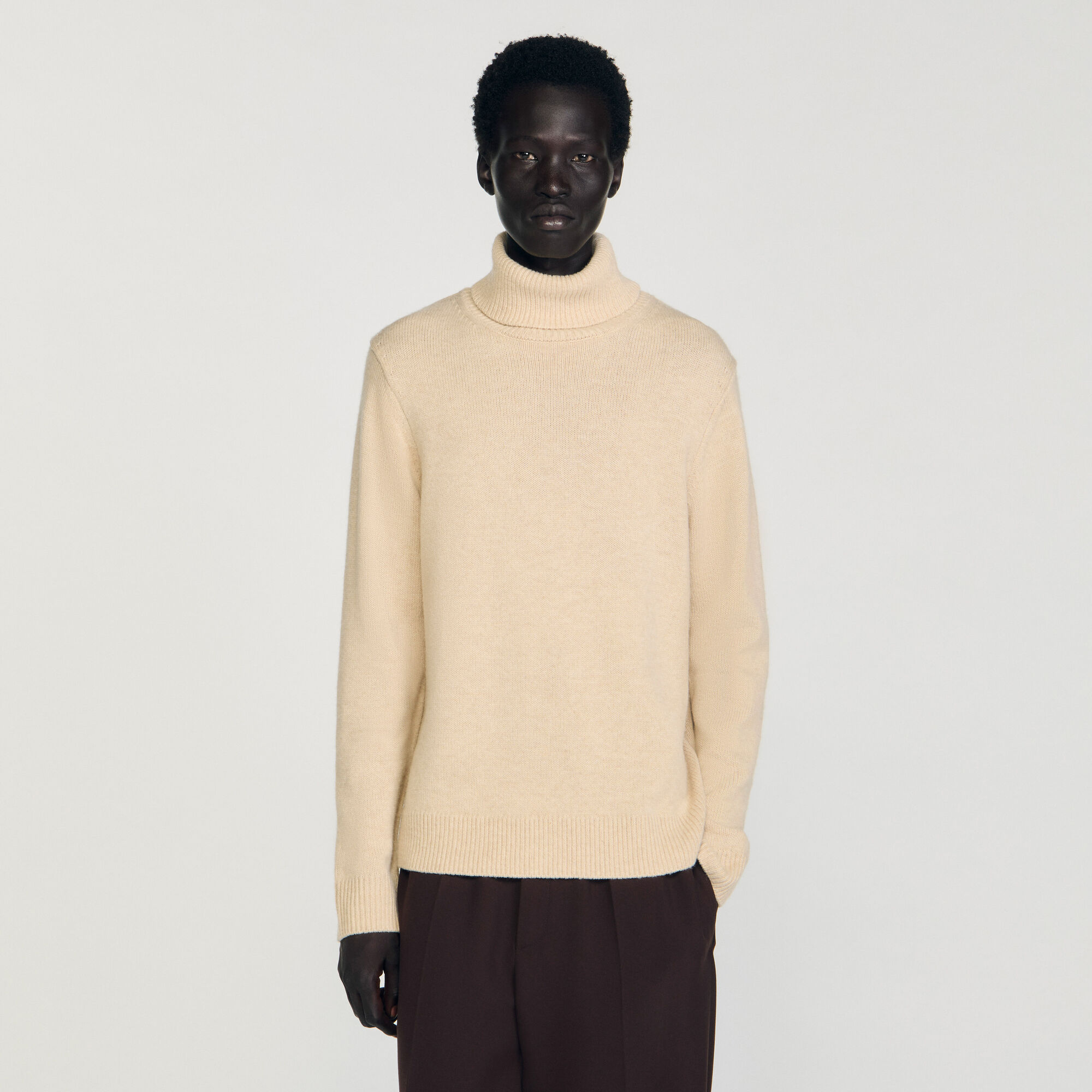 Rollkragenpullover aus Wolle & Kaschmir