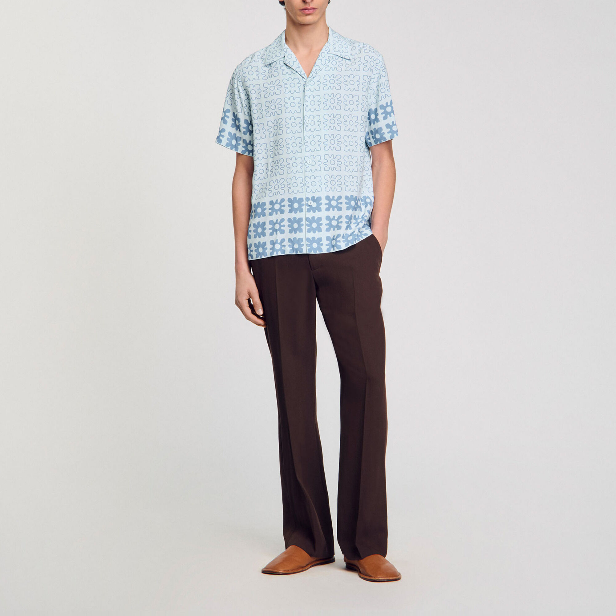 Hemd mit Blumenprint - Herren | Sandro