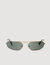 Ovale Sonnenbrille aus Metall