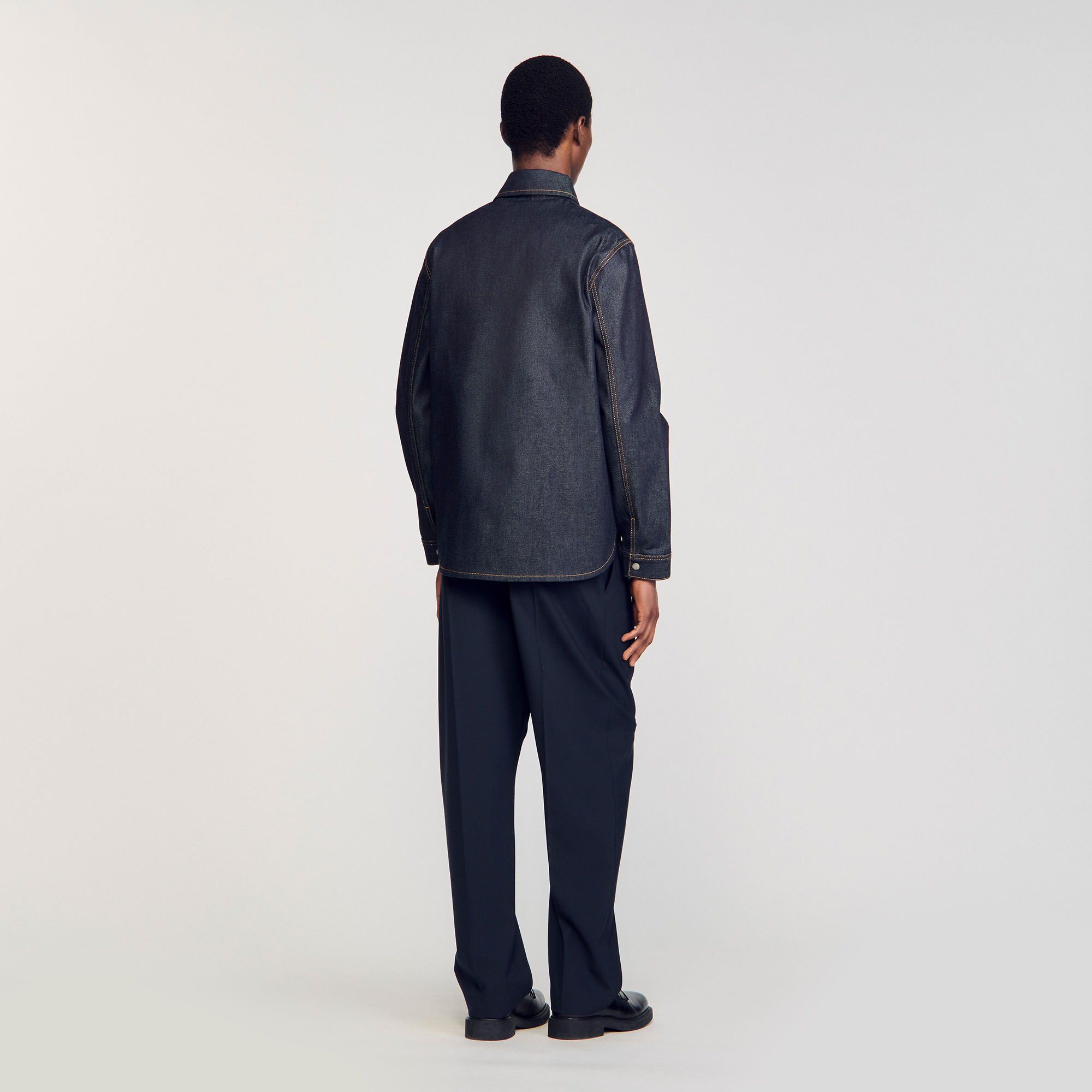 Überhemd aus Jeansstoff