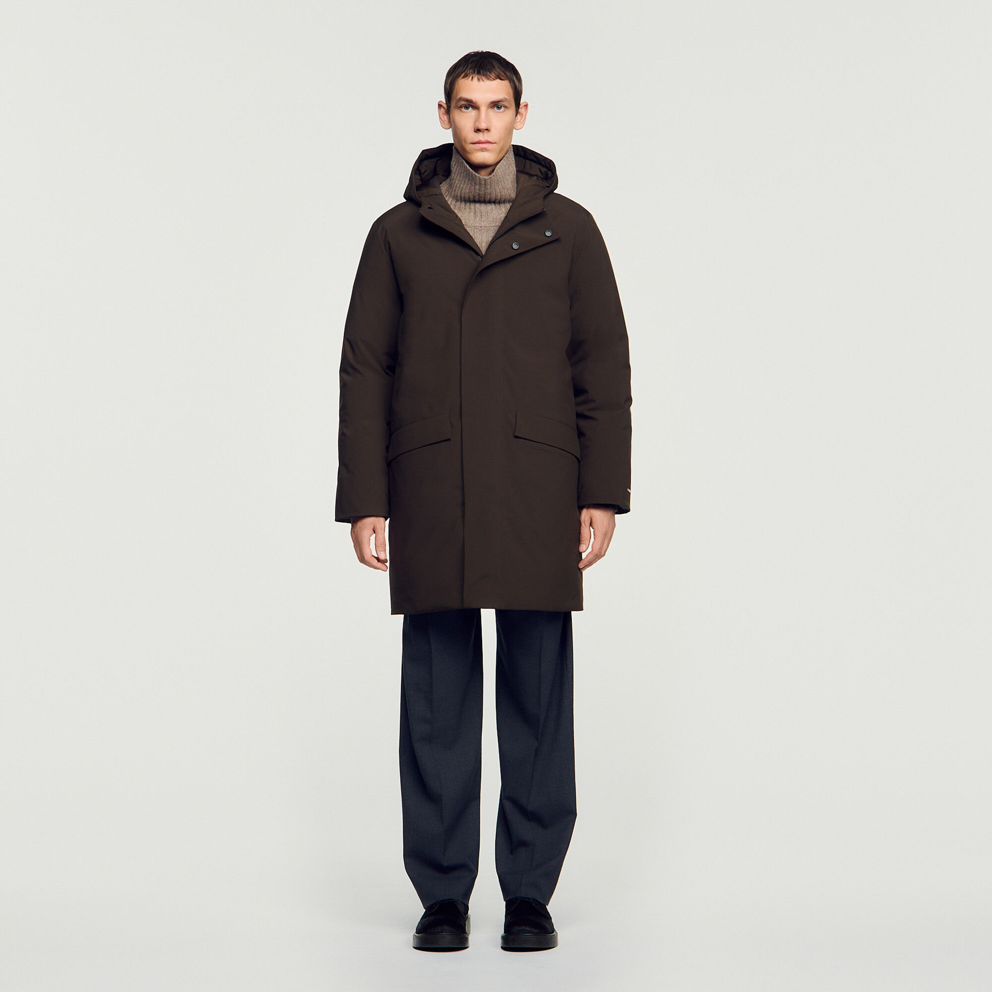 Kapuzenparka mit Rei&szlig;verschluss - Herren | Sandro