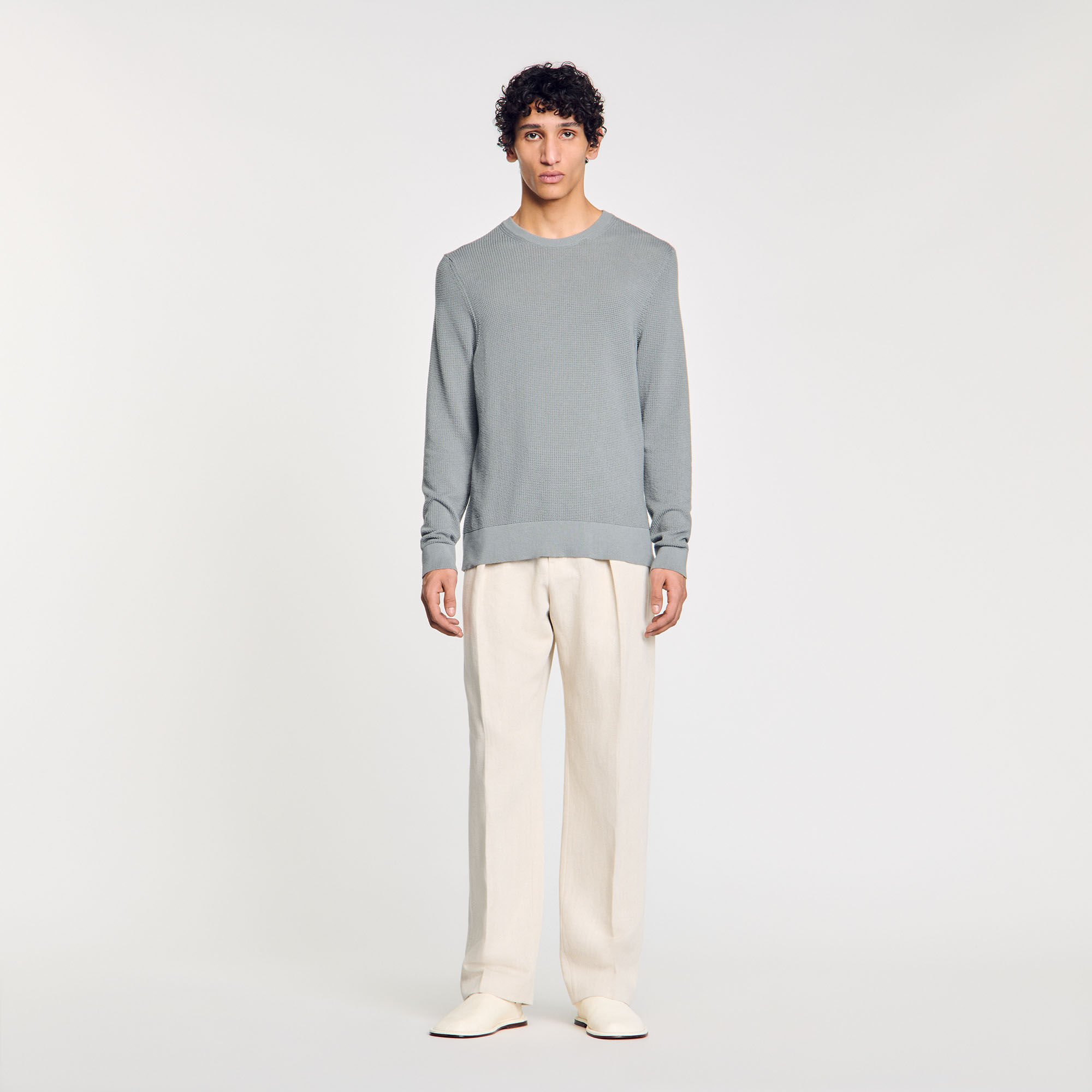 Pullover aus texturiertem Strick