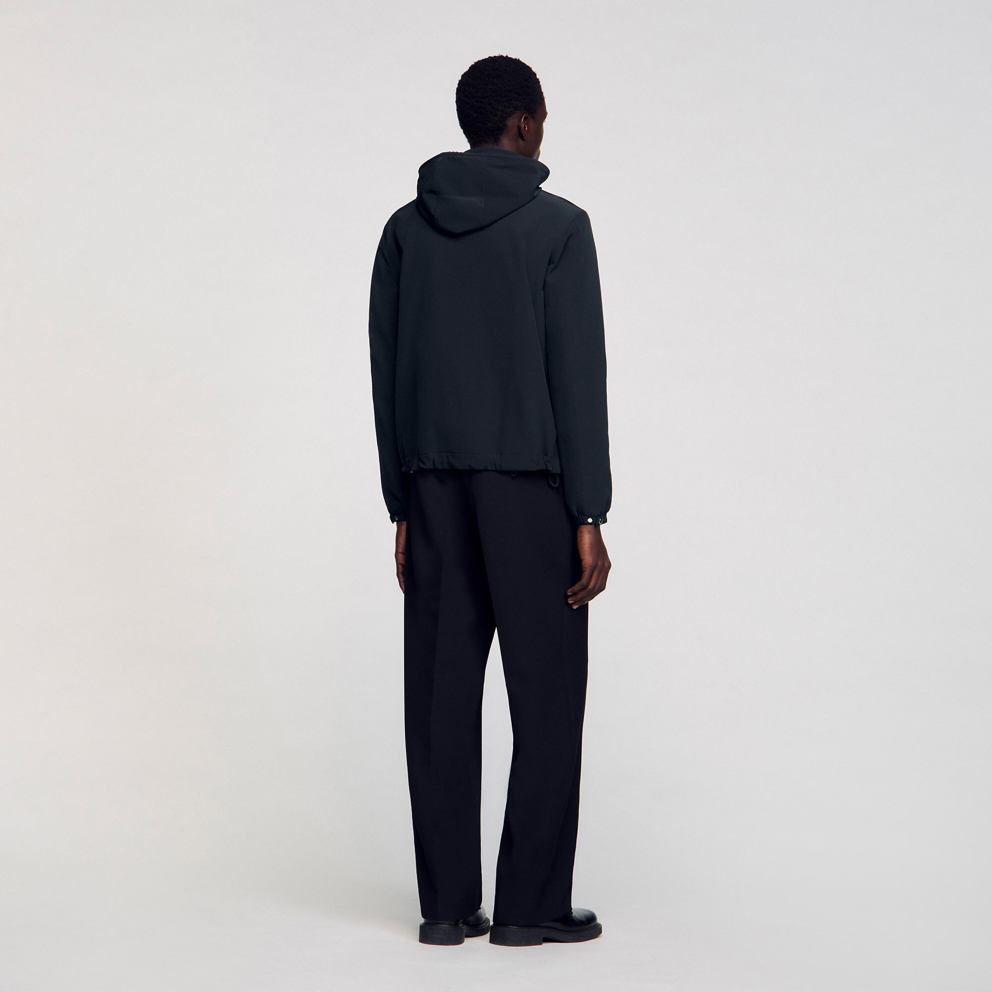 Reißverschluss-Blouson mit Kapuze