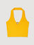 Kurzes Stricktop mit Schmuckdetail