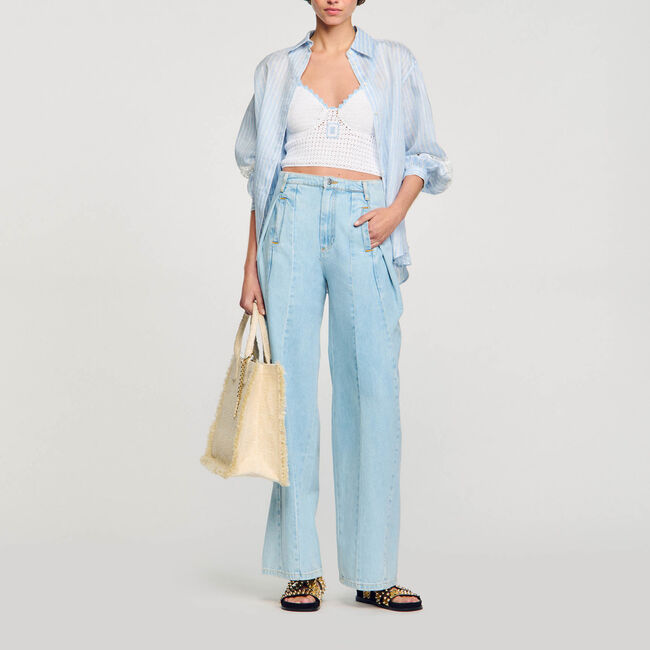 Brassière-Top in Häkeloptik