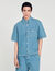 Hemd aus Denim mit Square-Cross-Motiv