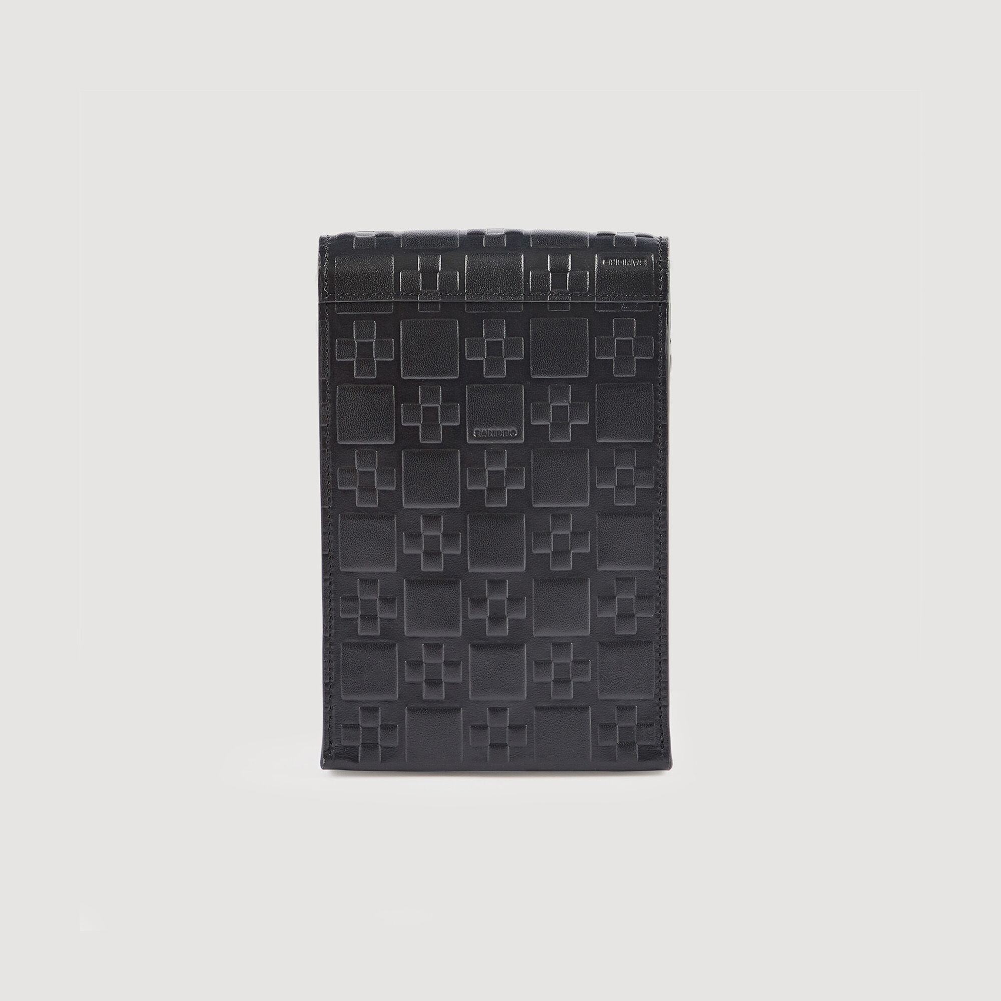 Pochette aus Leder mit S-Monogramm