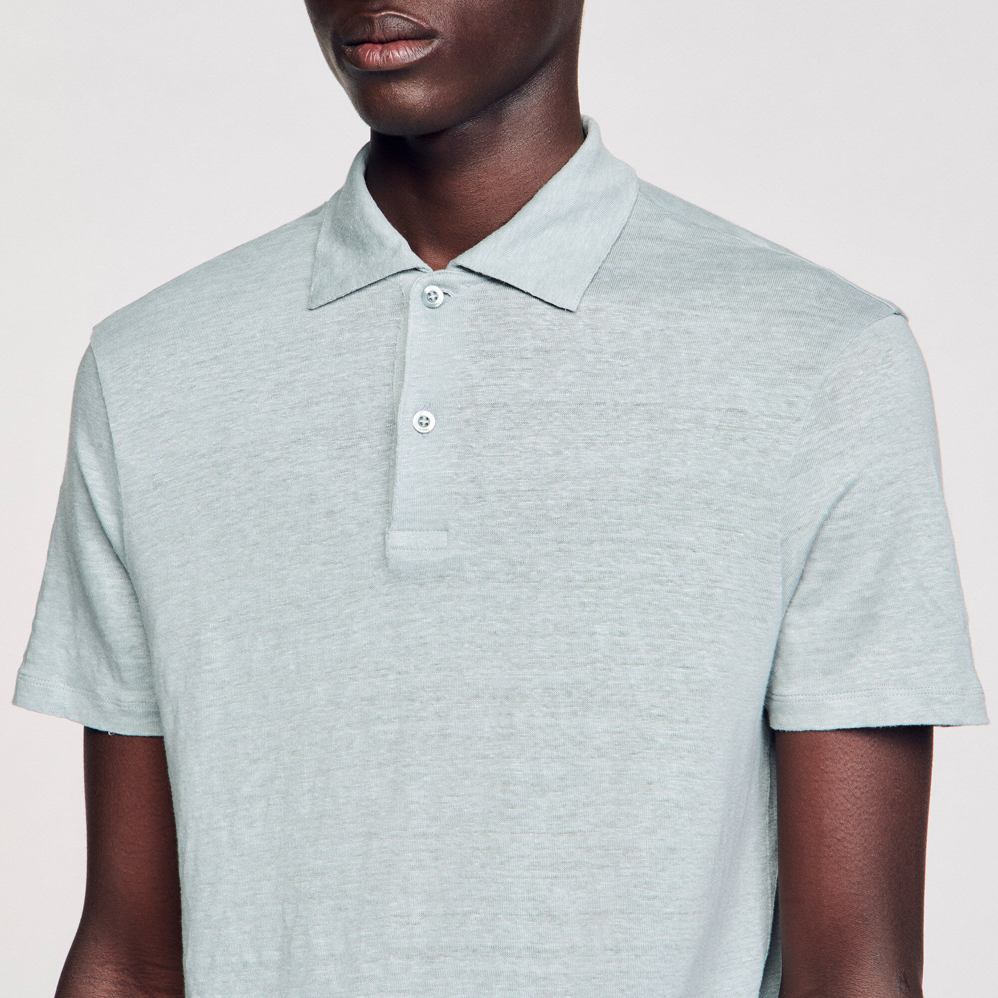 Poloshirt aus Leinen
