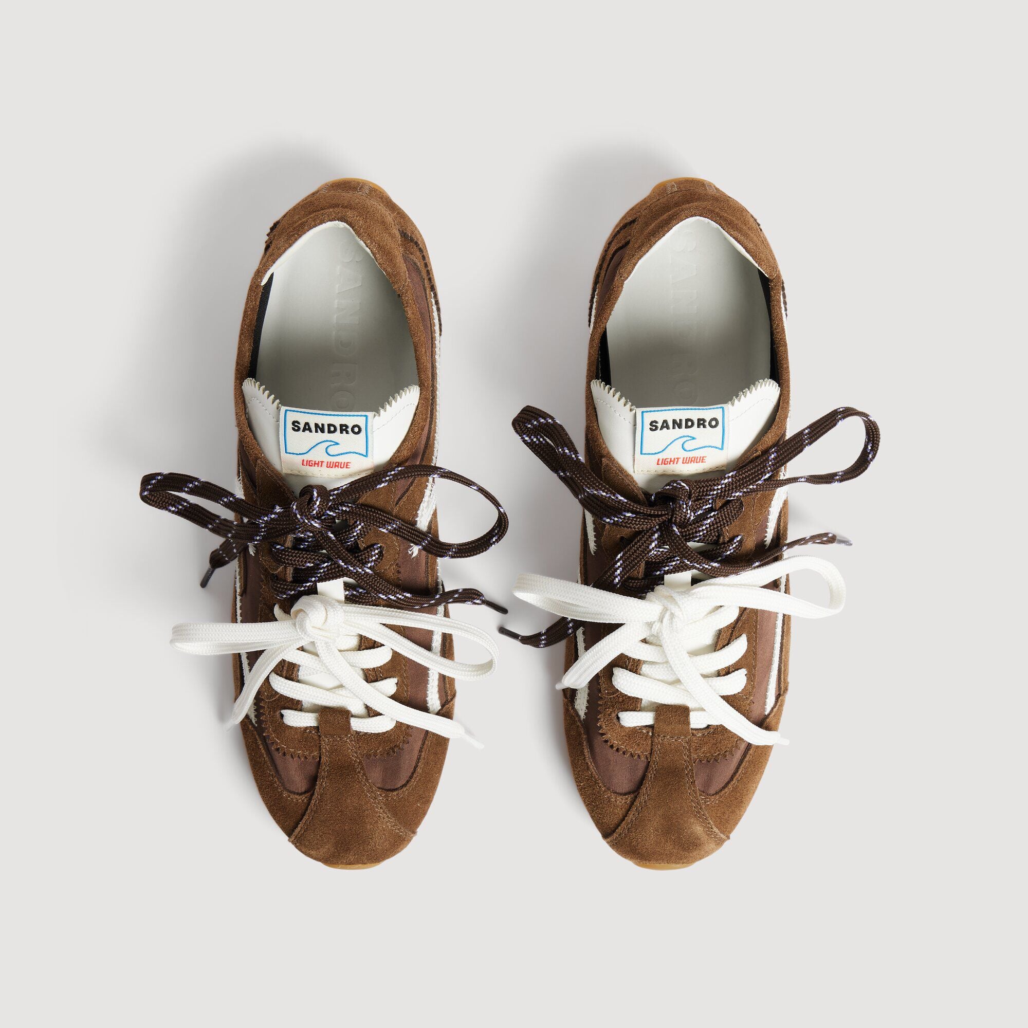Light Wave Sneaker aus Veloursleder