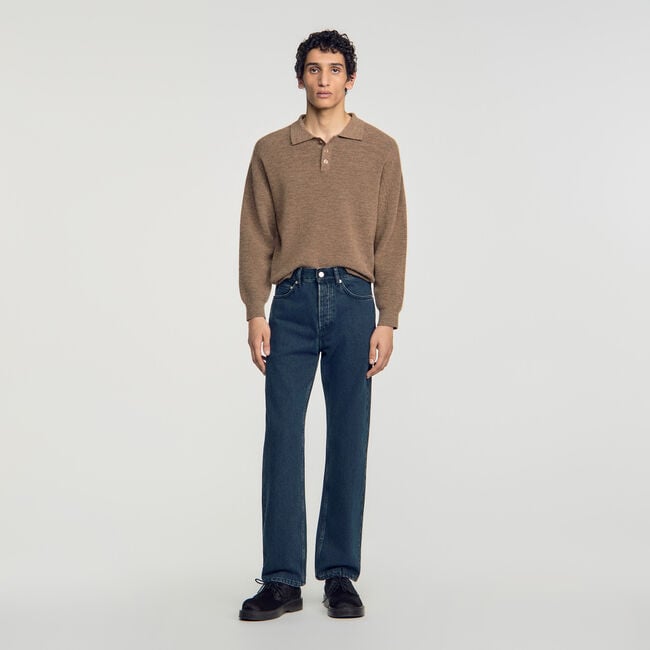 Verwaschene Regular-Fit-Jeans - Herren | Sandro