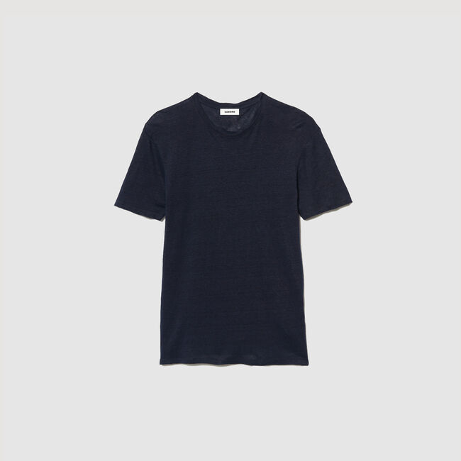 T-Shirt aus zertifiziertem Leinen