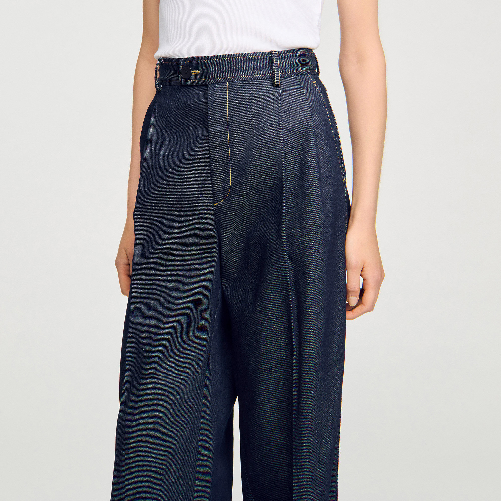 Denim-Anzughose