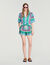 Kurze Shorts mit Blumenprint