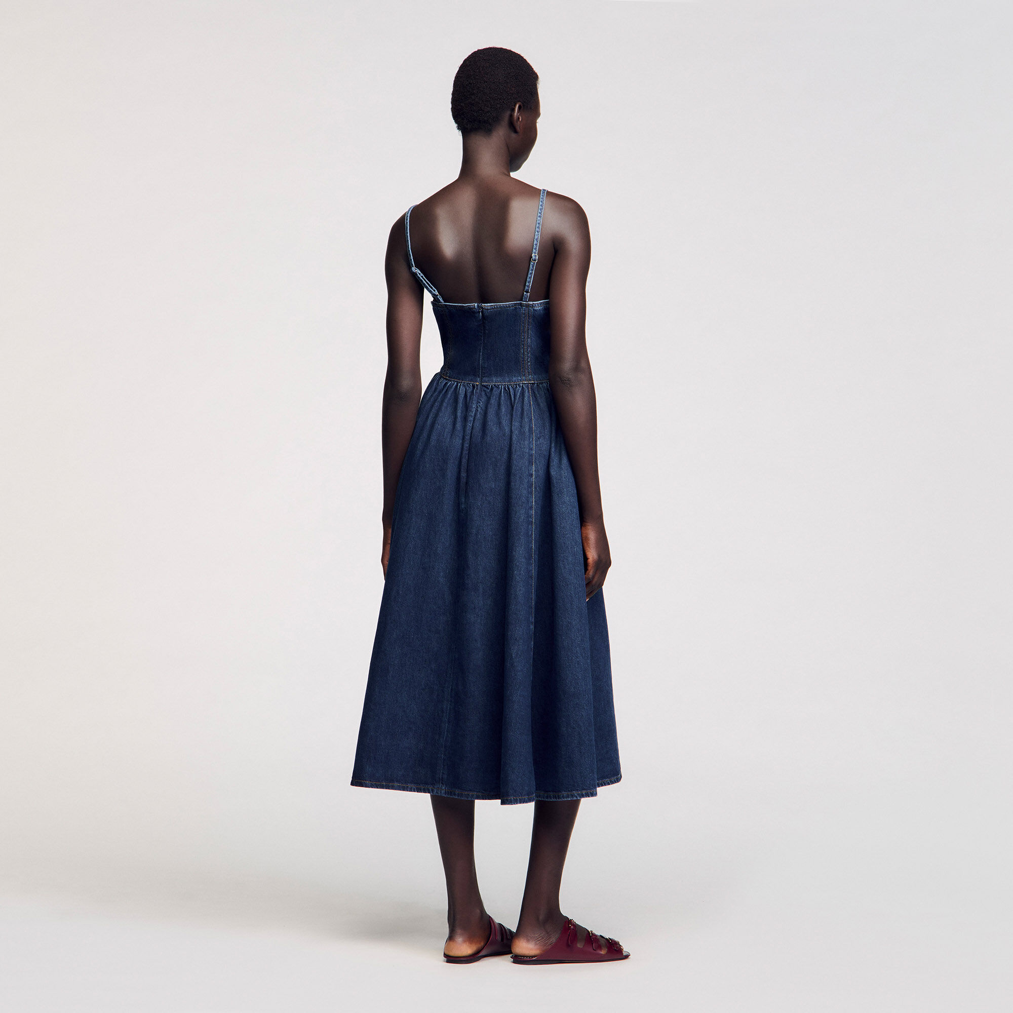 Midi Jeanskleid