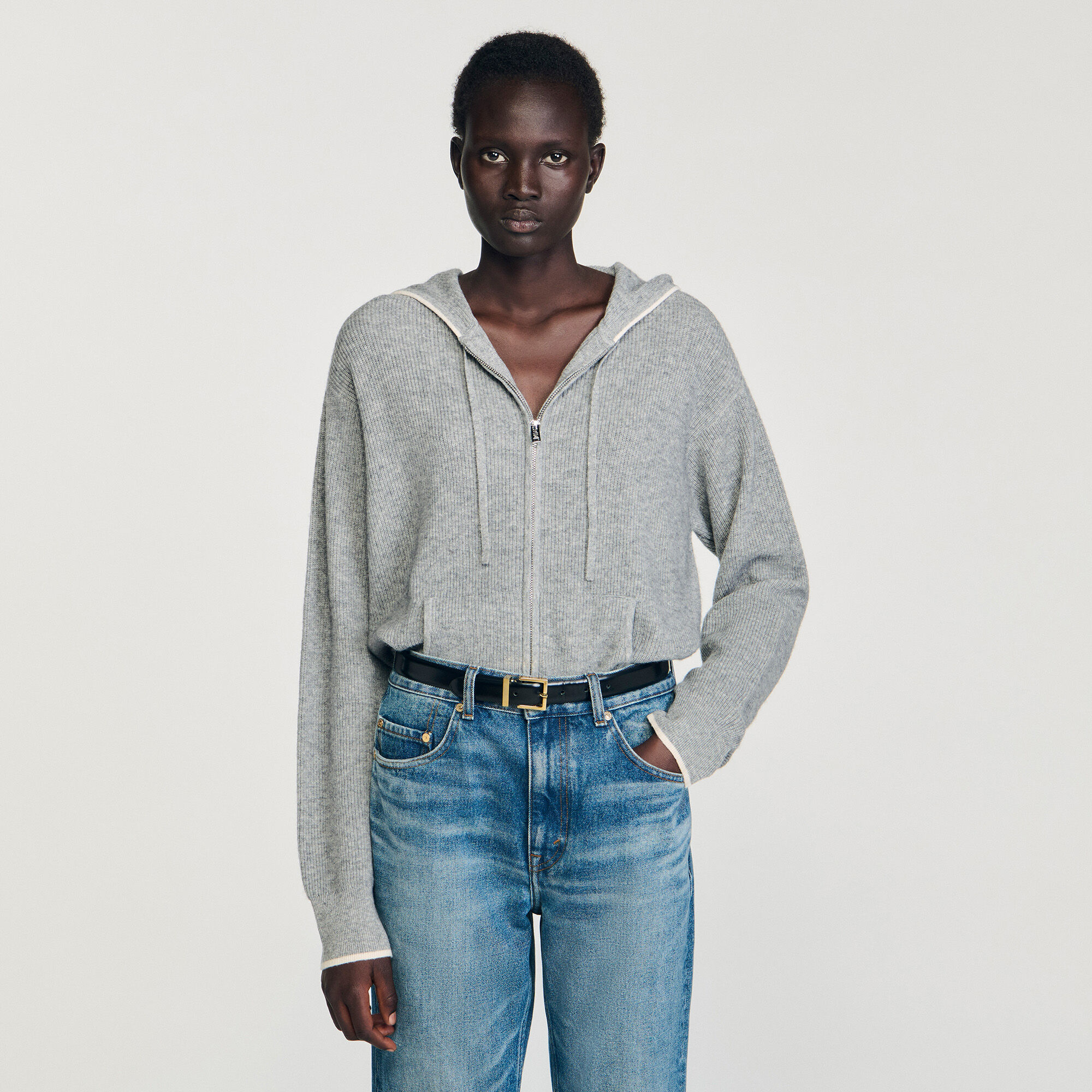 Cardigan mit Kapuze