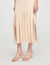 Langes Strickkleid mit Fransen