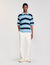 Gestreiftes Poloshirt aus Strick