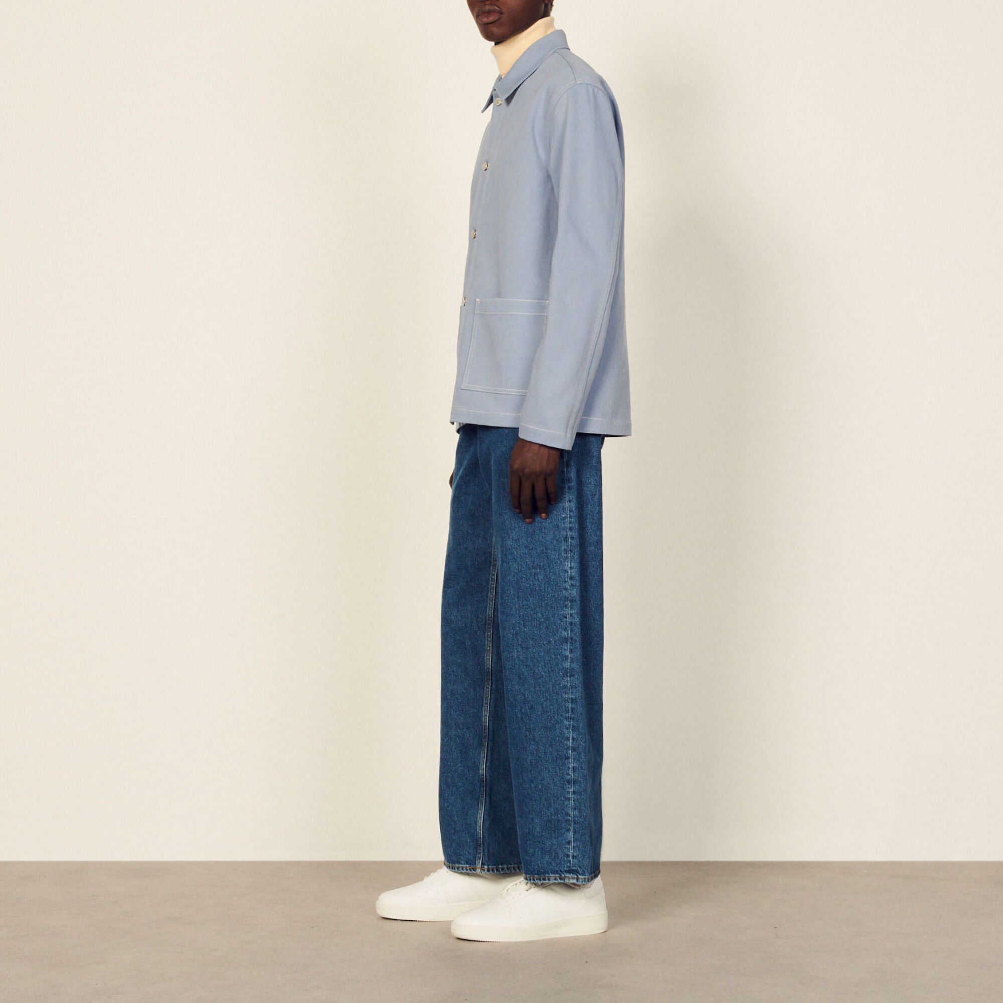 Blouson aus Baumwolltoile