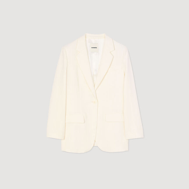 Anzugjacke mit Pailletten