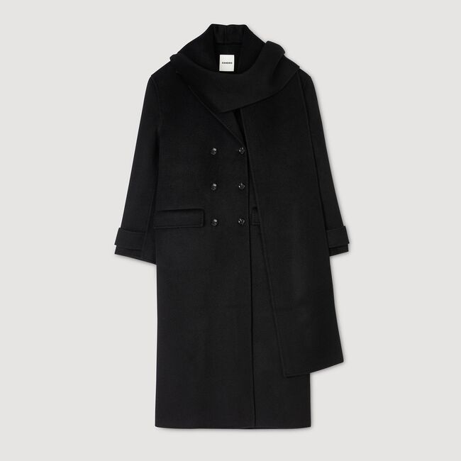 Oversize-Wollmantel