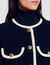 Lange Tweedjacke