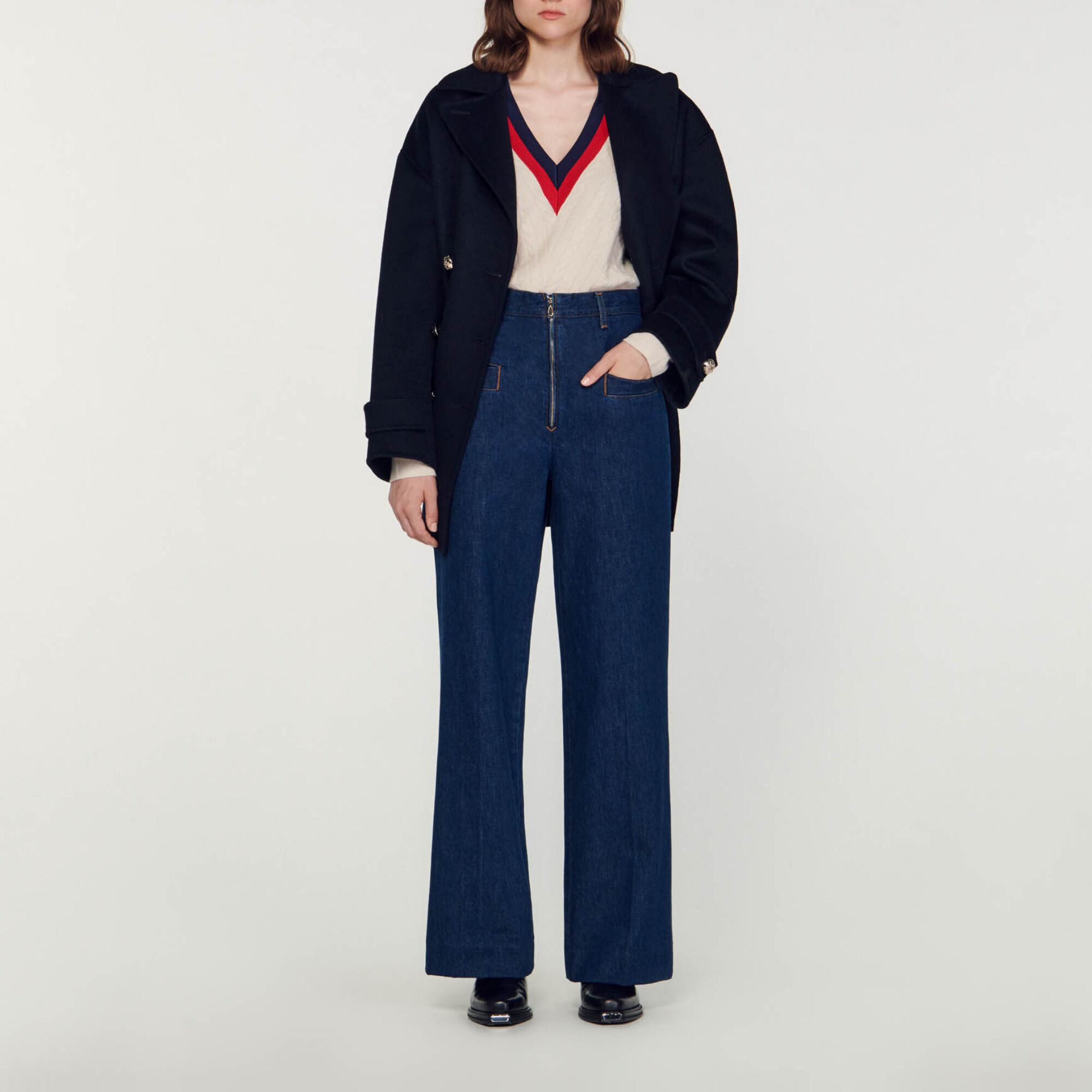 Pullover aus Kabelstrick