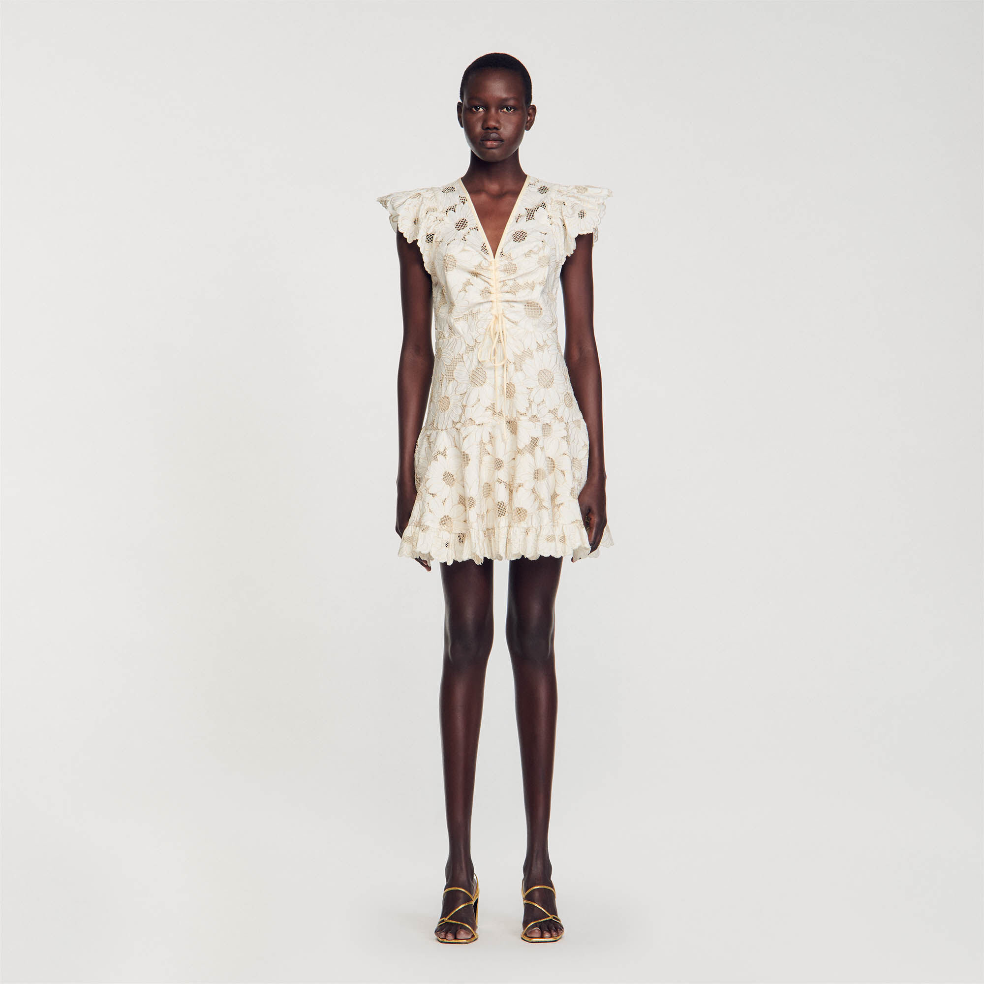 Kleid mit margeriten