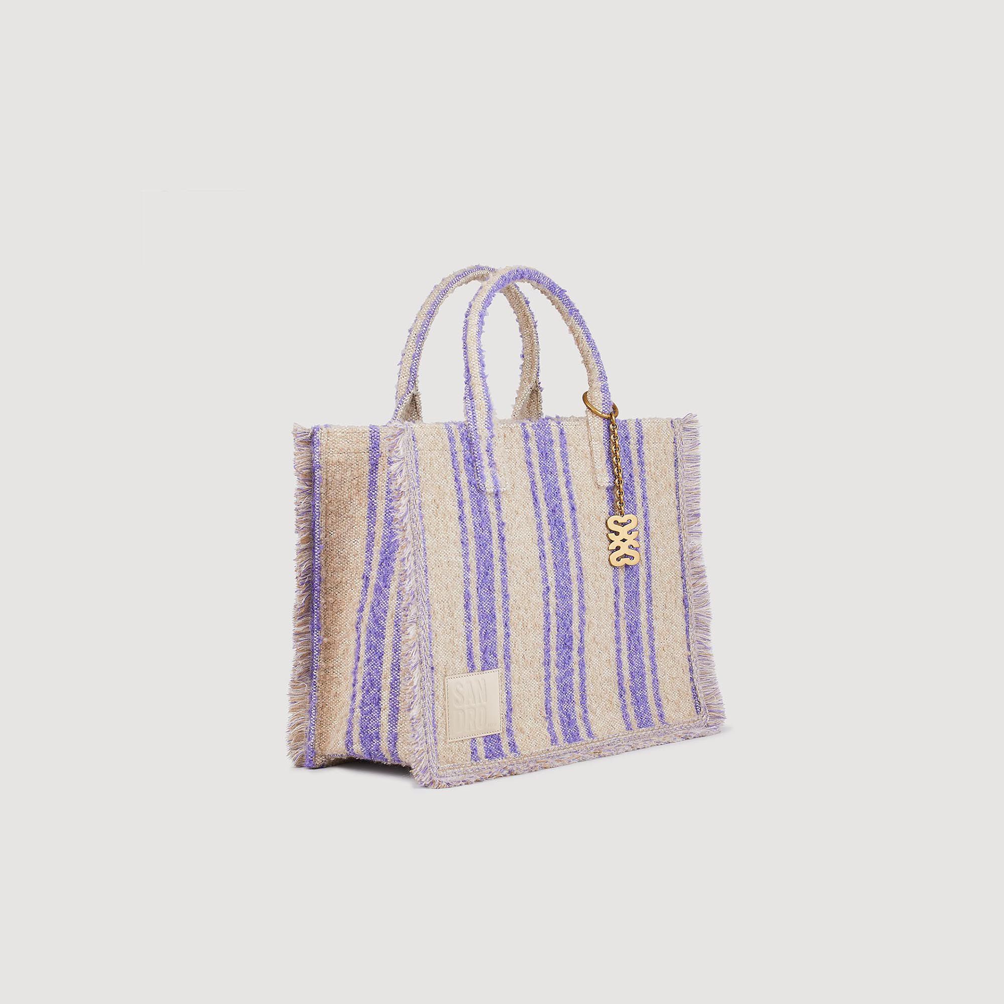 Einkaufstasche Kasbah gestreifter Stoff