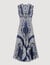 Langes Kleid mit Bandana-Print