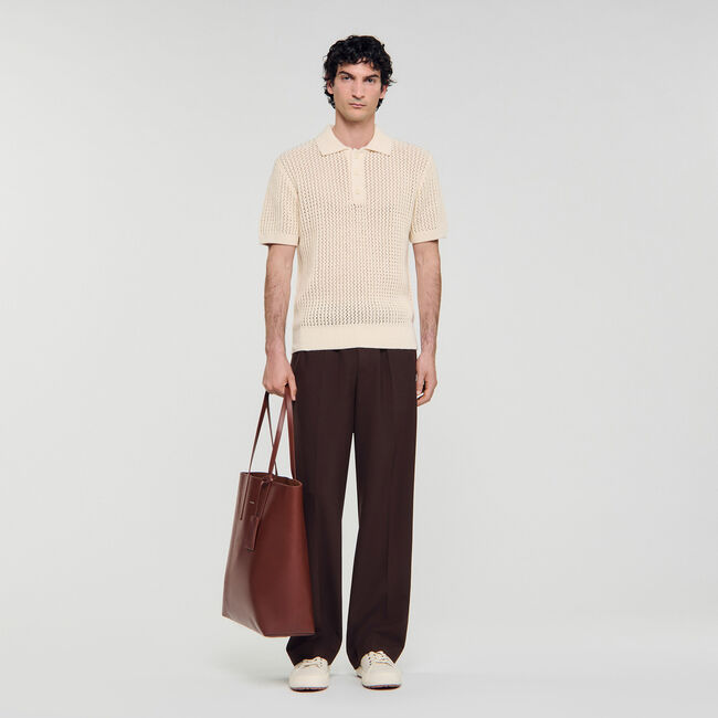 Poloshirt aus Baumwolle mit Polokragen