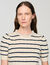 Pullover mit Streifen und Perlen