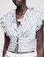 Kurzes gestreiftes Top