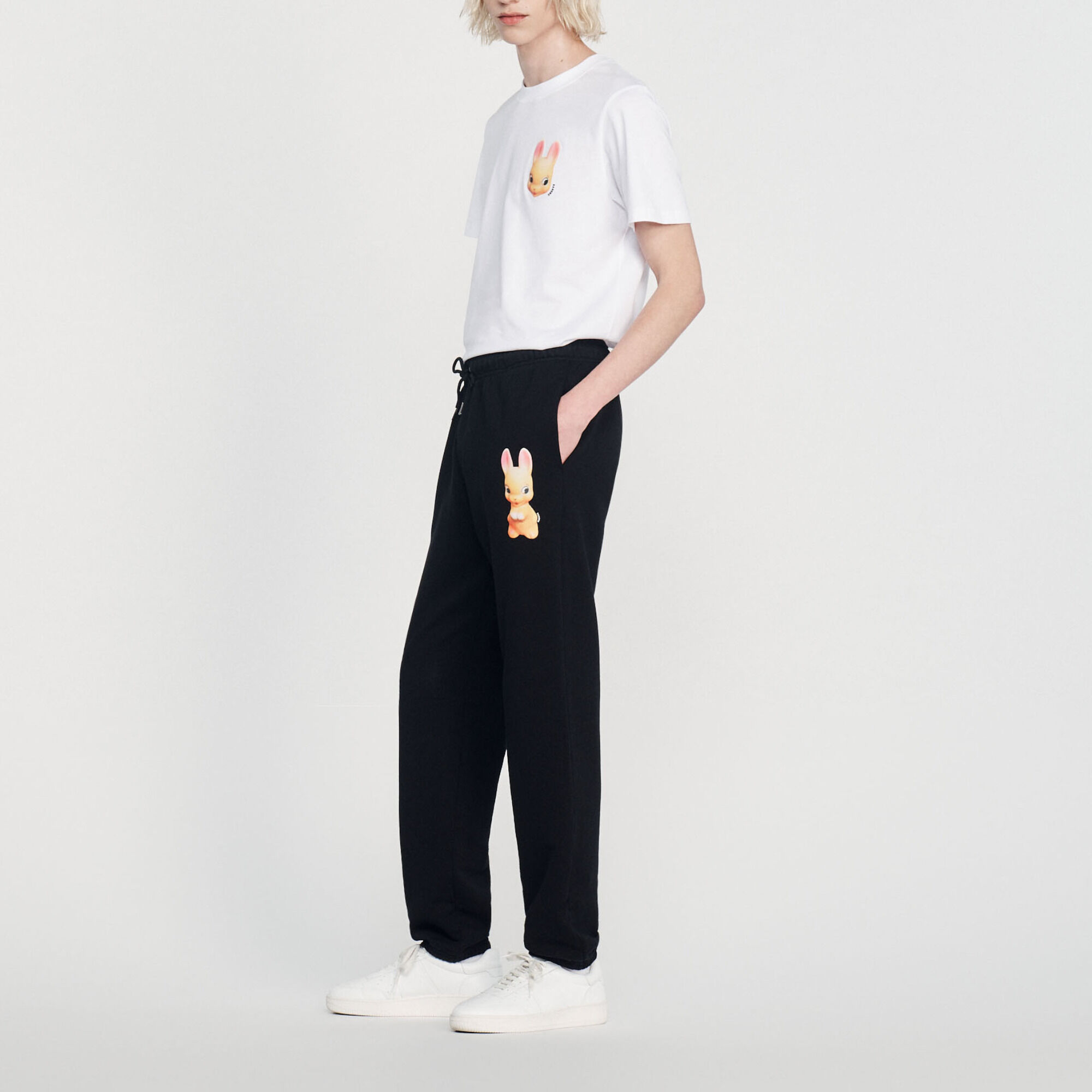 Jogginghose mit Bunny-Aufdruck