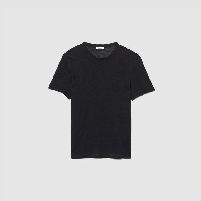 T-Shirt aus zertifiziertem Leinen