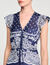 Kurzes Kleid mit Bandana-Print