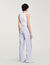 Gestreifte Hose mit Strass