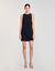 Kurzes Kleid mit Strass-Details
