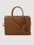 Große Tasche aus genarbtem Leder