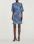 Kurzes Kleid mit Blumenprint