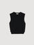 Kurzer Pullover mit Volant