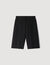 Gerade Bermudashorts mit Strassband
