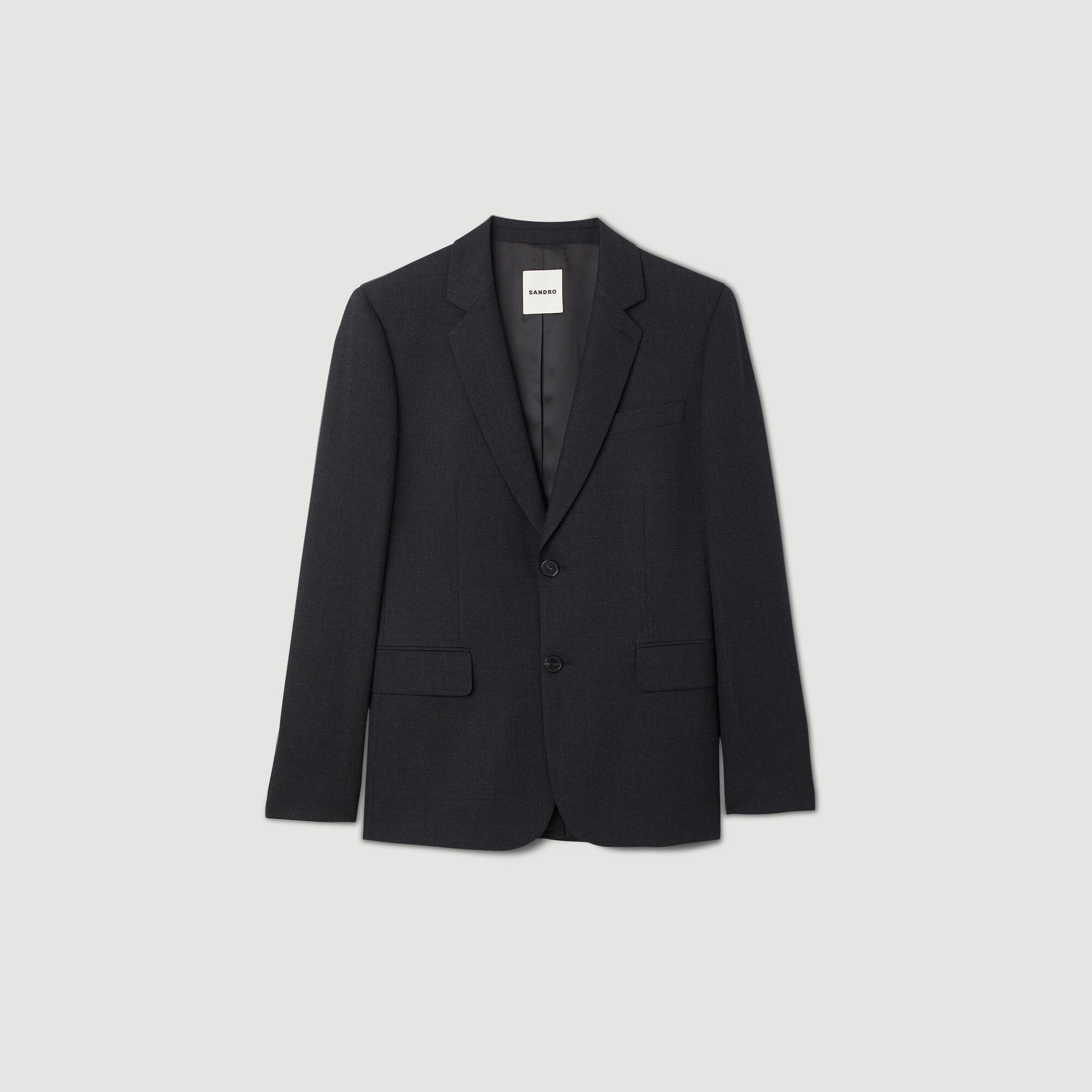 Anzugjacke aus Wolle