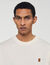 T-Shirt mit Leder-Logo
