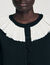 Cardigan mit Kontrastkragen