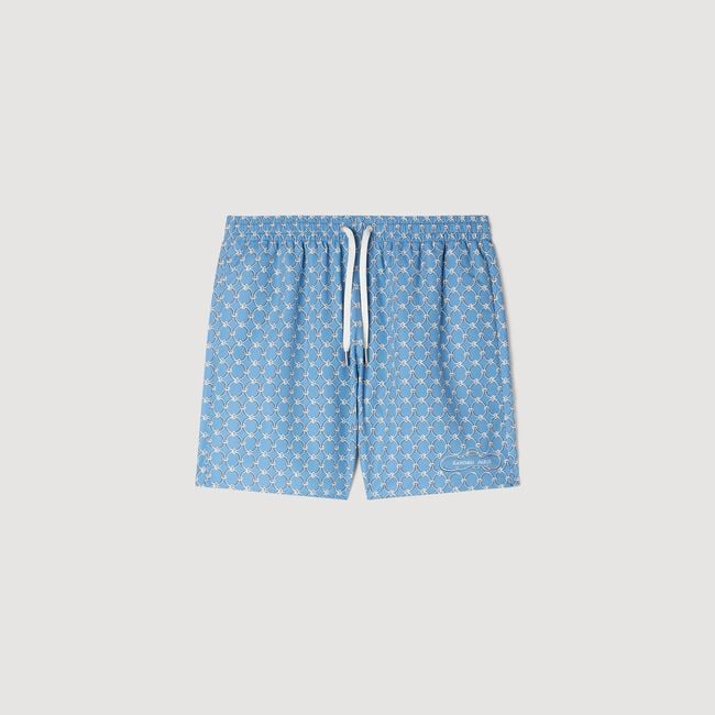Badehose mit Ketten-Print