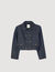 Taillierter Blazer aus Denim