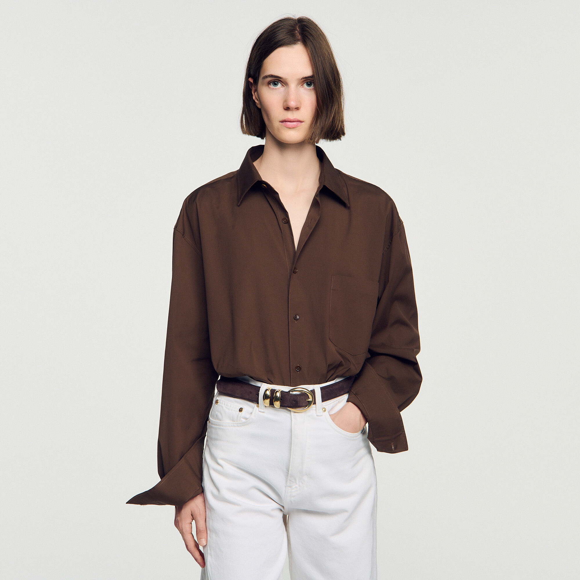 Velourslederg&uuml;rtel - Damen | Sandro